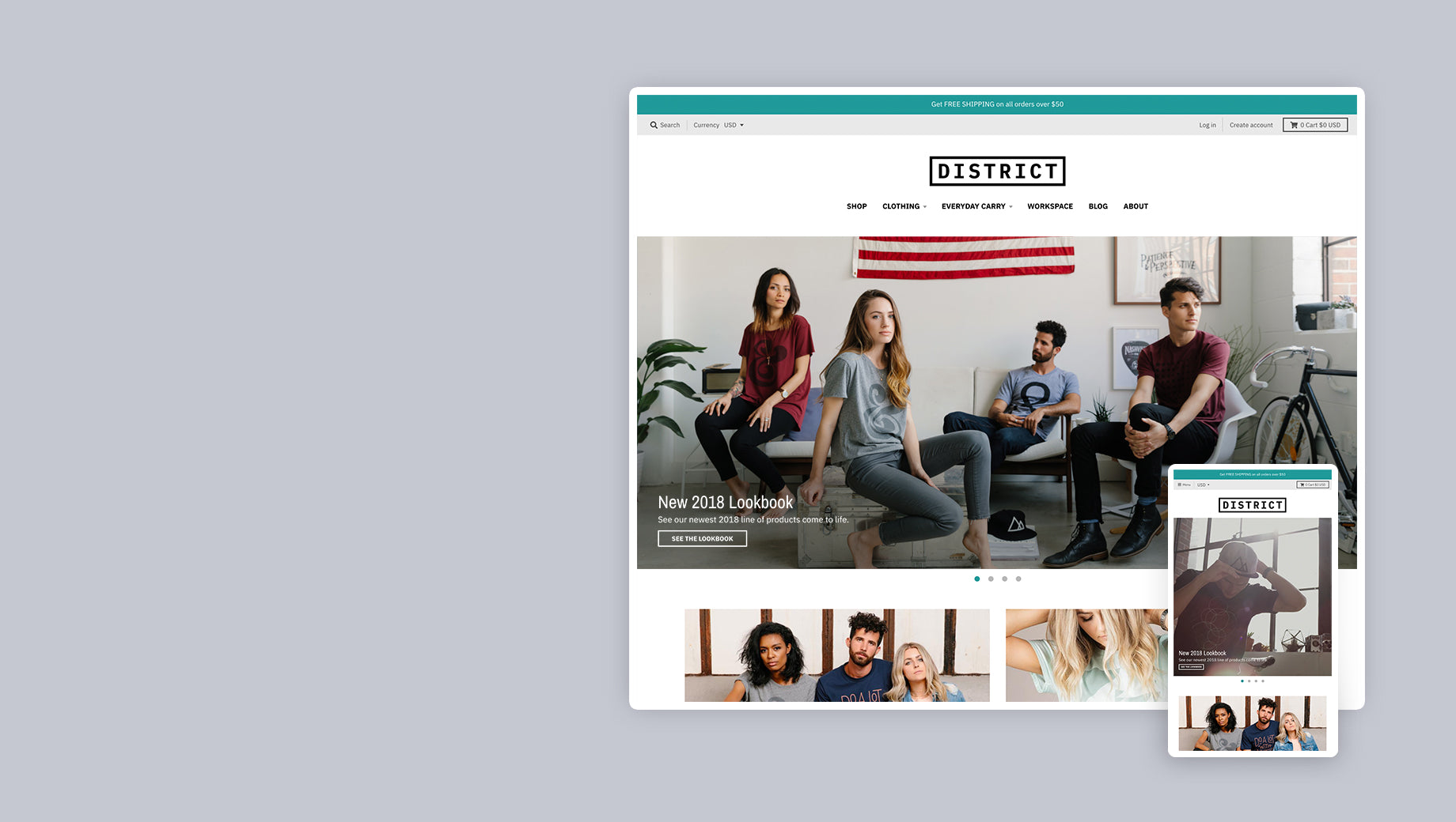 District Shopify theme